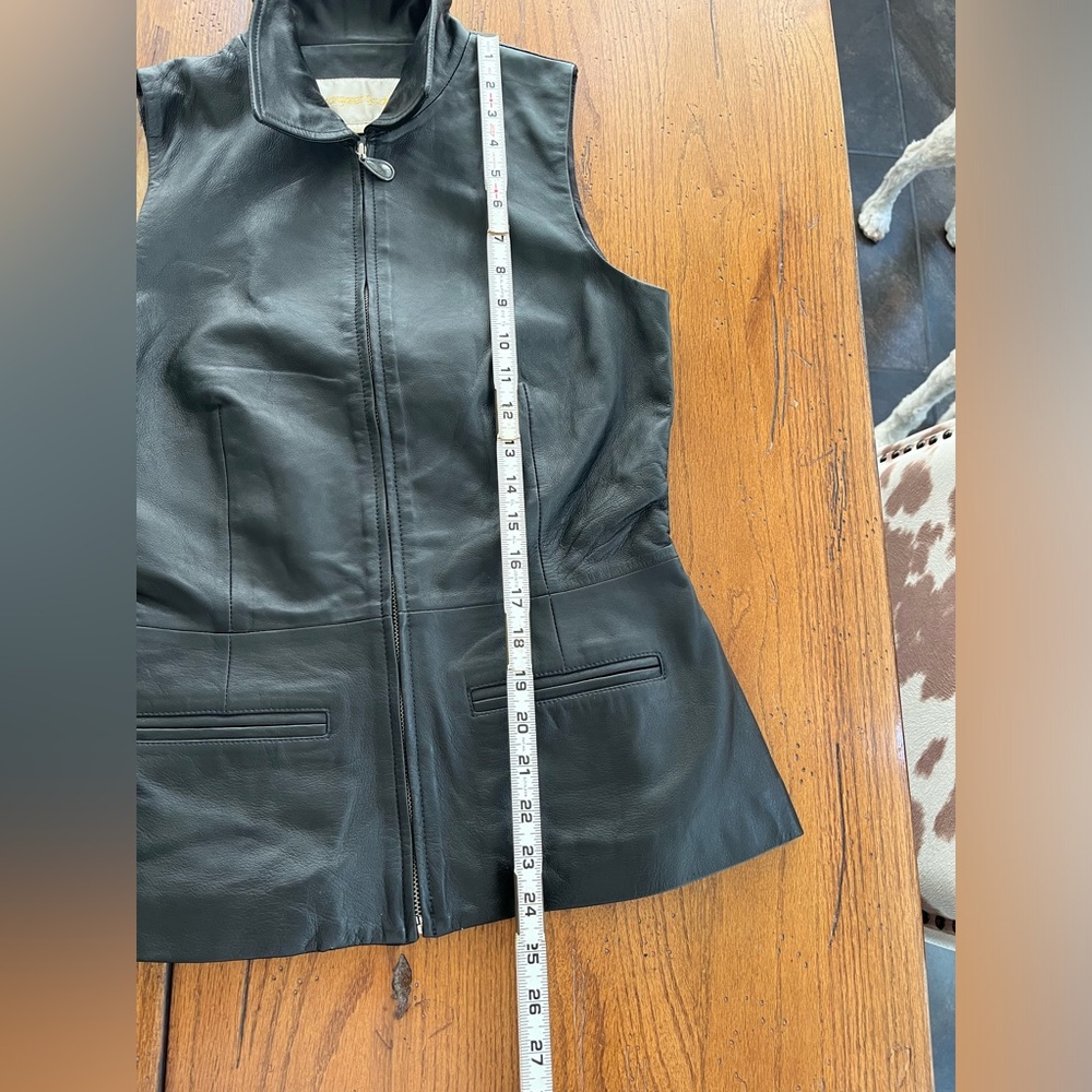 Margaret Godfrey Leather Vest - Picture 10 of 10